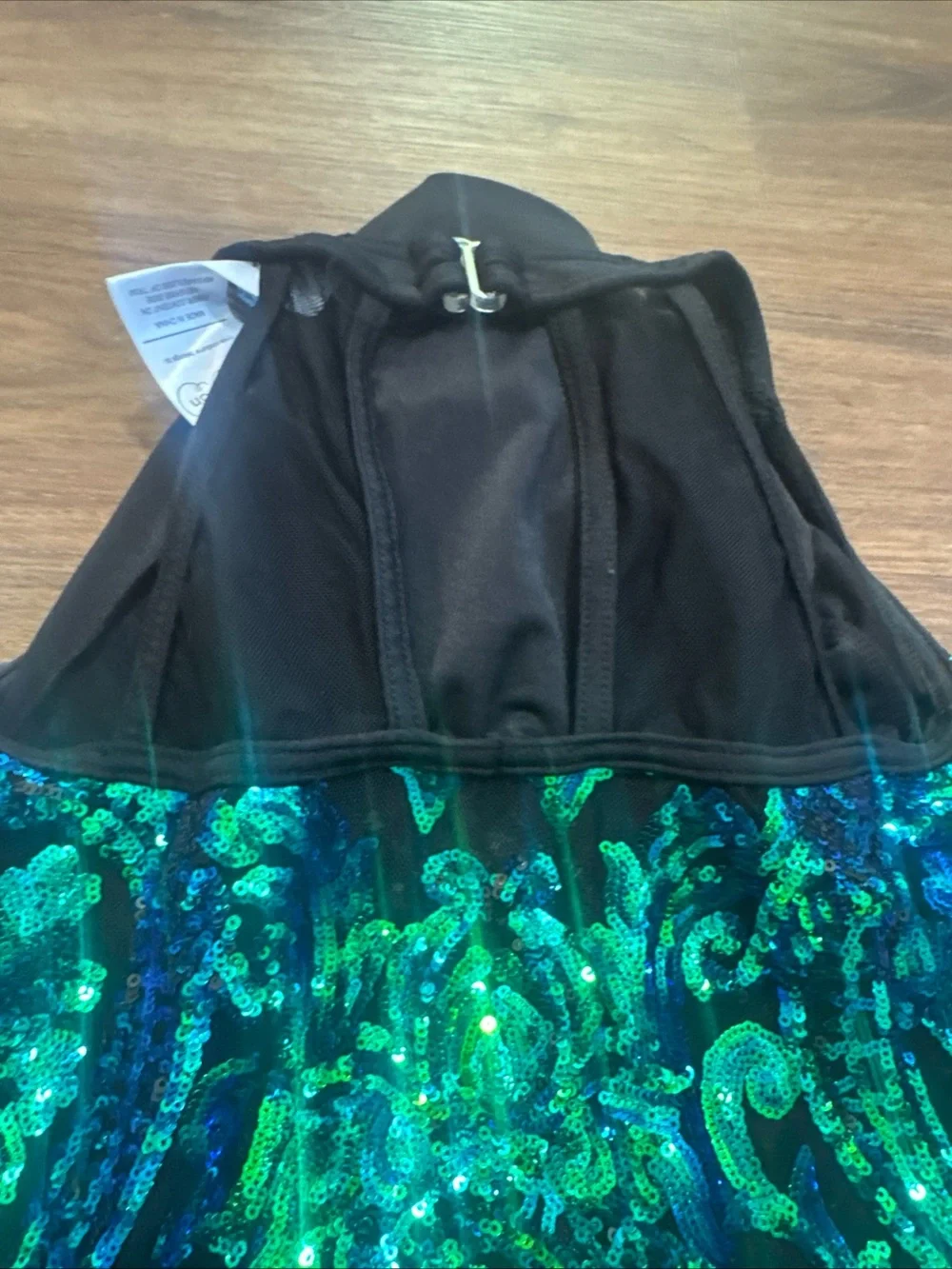 Revolution Dancewear Sequin Dress, Size LC 12-14